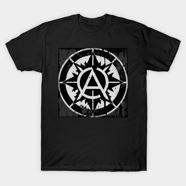 Disrocker Crust Punk Traveller Anarchy 'A' #2 T-Shirt by Los Tokyo